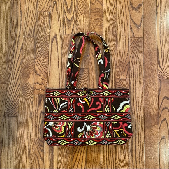 Vera Bradley Handbags - Vera Bradley Puccini Print Handbag EUC